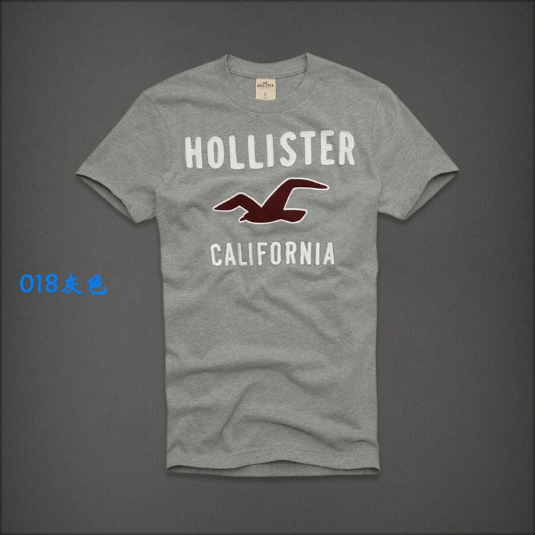Áo Thun Cotton Tay Ngắn In Hình Hollister Thời Trang Mùa Hè Cho Nam