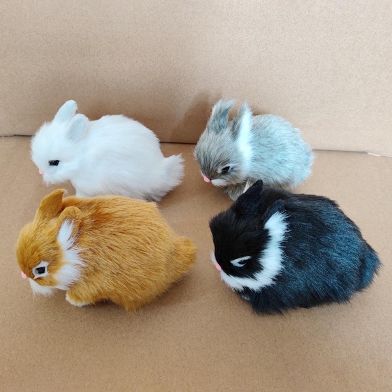 Thỏ Bunny Nhồi Bông Dễ Thương Dùng Trang Trí Xe Hơi