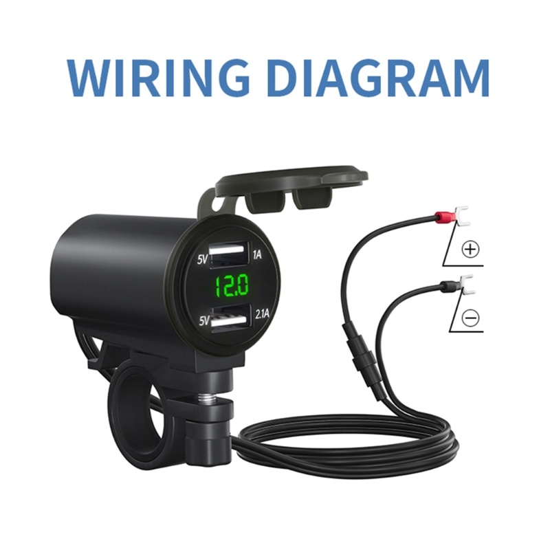 Ổ Cắm Sạc USB Có Công Tắc Bật / Tắt Cho Xe Hơi