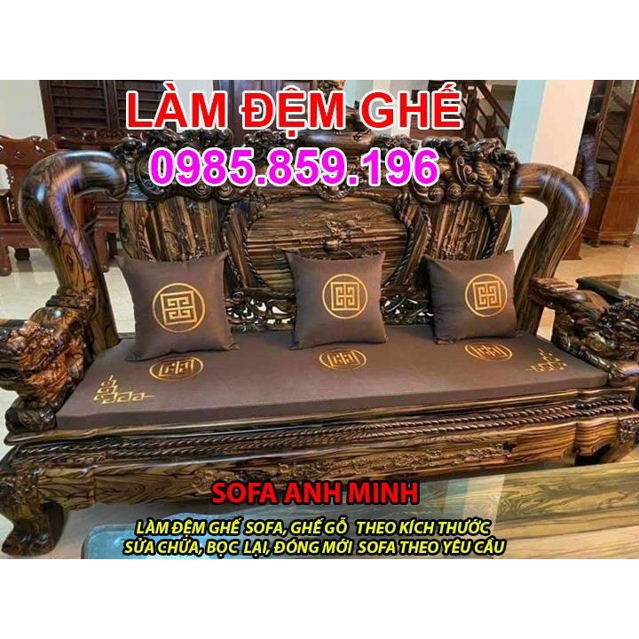 ĐỆM GHẾ An Trạch Đống Đa, MAY NỆM GHẾ SOFA GỖ Ở An Trạch Đống Đa Hà Nội