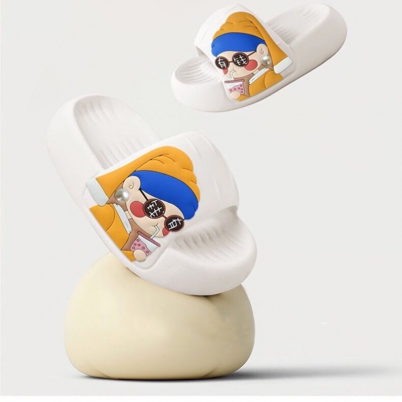 Dép Đi Trong Nhà Đế Dày Siêu Mềm Chống Trượt Họa Tiết Hoạt Hình Thời Trang Mùa Hè Cho Nữ