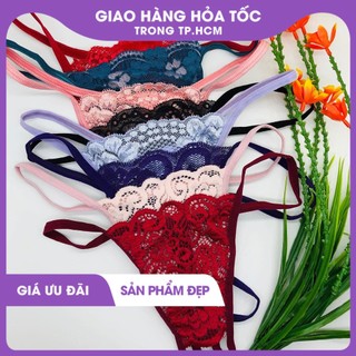 QUẦN LỌT KHE REN HỞ ĐÁY , màu ngẫu nhiên 0673