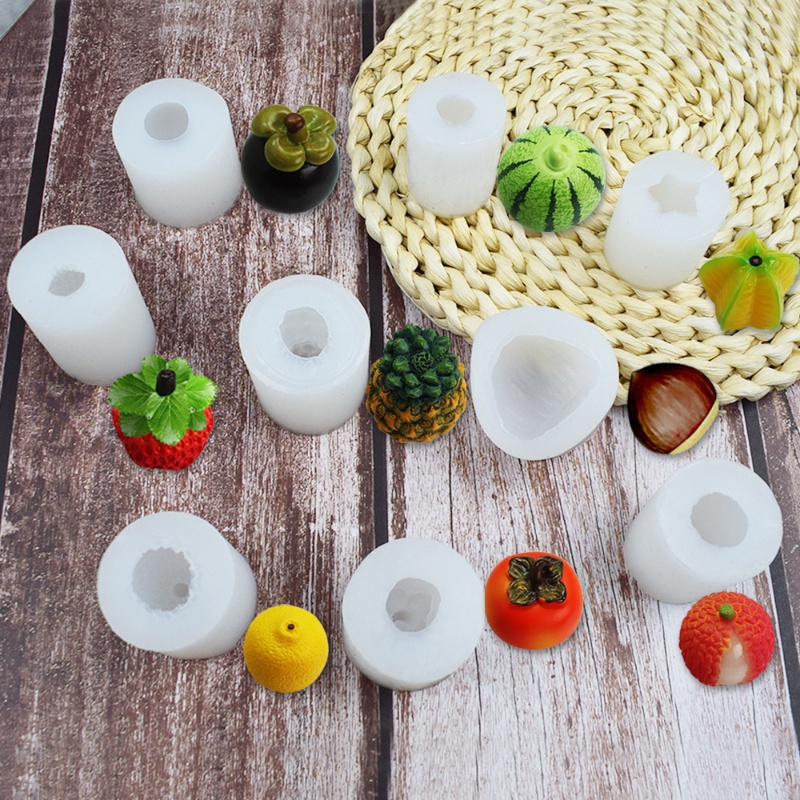 Khuôn Silicone Làm Bánh Hình Trái Dâu / Dưa Hấu