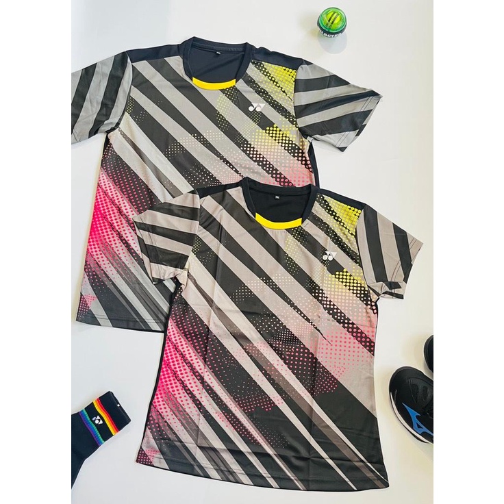 Áo Thể Thao, áo Cầu Lông Yonex C19 - ĐỎ size Nam Nữ riêng thấm hút mồ hôi cực tốt