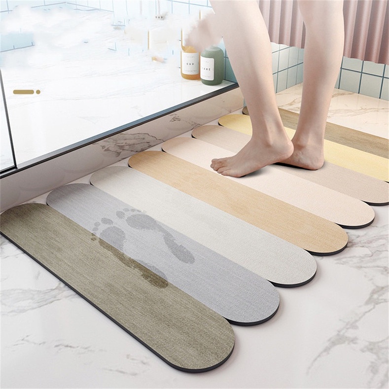 40*60cm Thảm Hút Nước Siêu Thấm - Thảm Lau Chân Siêu Mềm Siêu Dày, Chất Liệu Chống Trượt