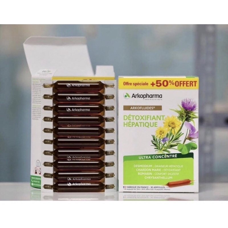 ANKORPHARMA NƯỚC UỐNG THẦN DƯỢC BỔ GAN BẢO VỆ GAN DETOX GAN THẢI ĐỘC GAN