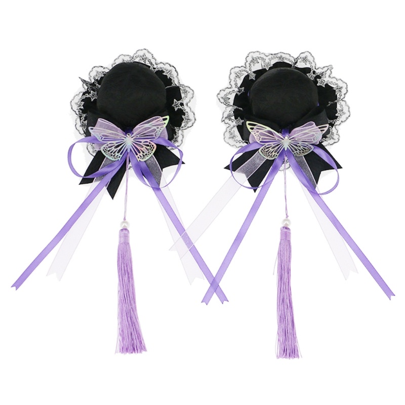 Kẹp Tóc Hình Nơ Giả Mừng Năm Mới Ngọt Ngào