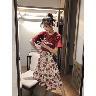 Order - Set áo + váy hoa mùa hè Ulzzang ( Ảnh thật ở cuối )