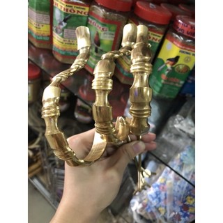 M01 - Móc đồng kiểu cho lồng chào mào, choè than/lửa giá rẻ - phụ kiện lồng chim đẹp