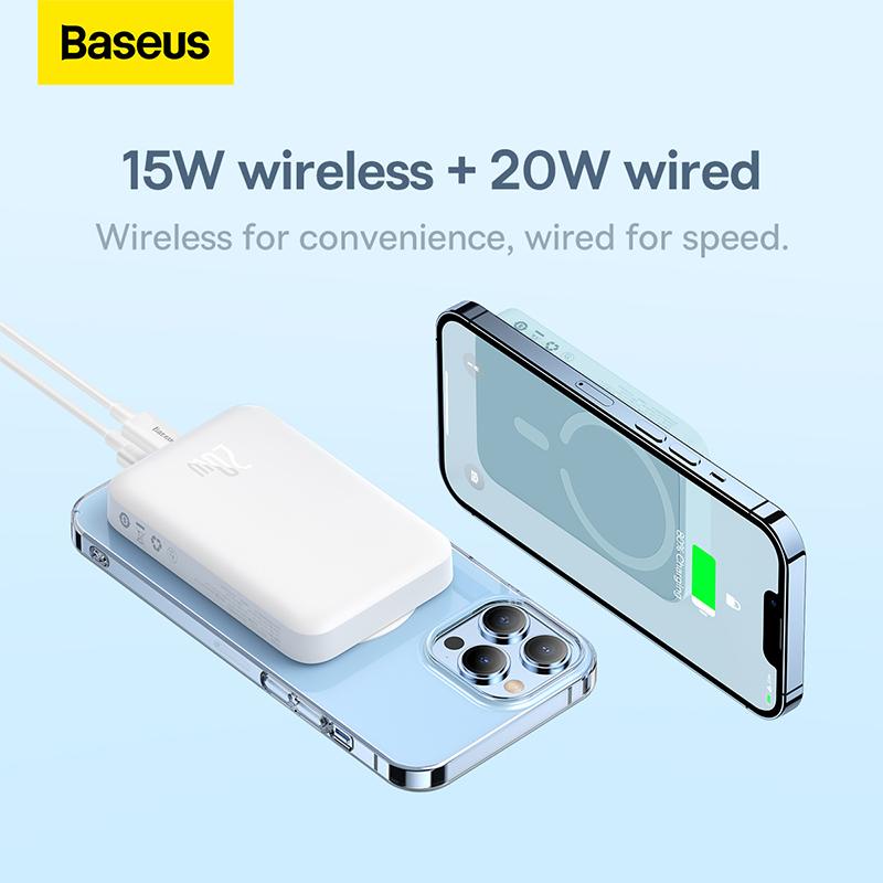 Sạc dự phòng Magnetic hiệu Baseus 10000 mAh 20W Mini