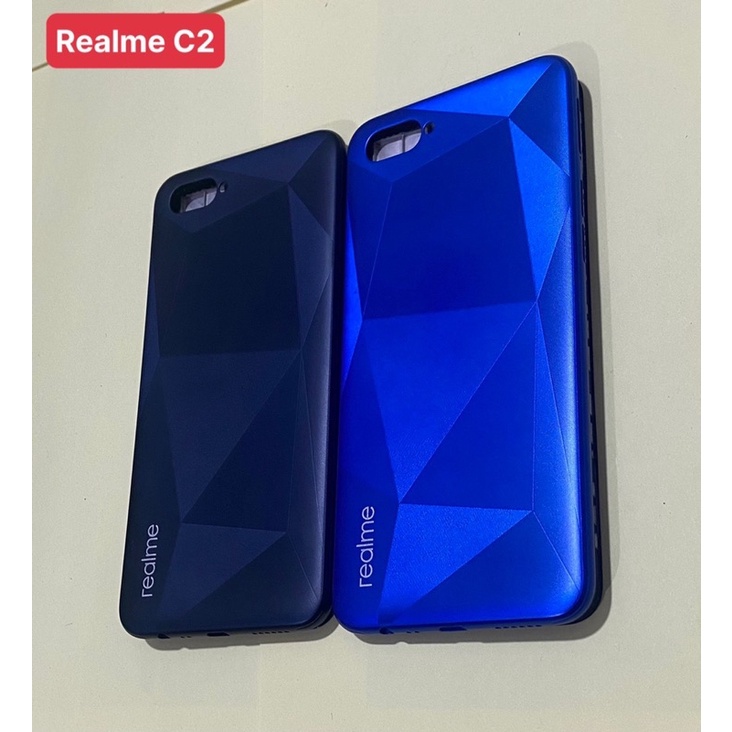 .Vỏ thay thế điện thoại Realme C2 full bộ có luôn khay sim và kính camera sau