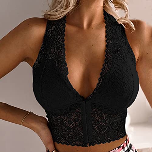 Áo Ngực Thể Thao Phối Ren Plus Size Cho Nữ