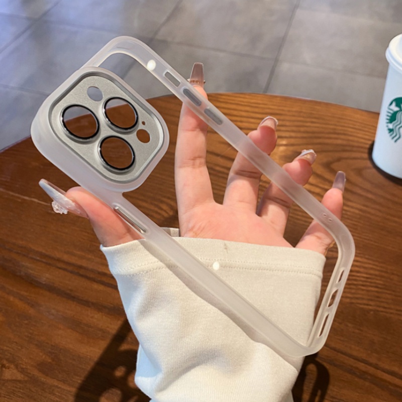 Ốp Điện Thoại iPhone 14 13 12 11 Pro max 14 plus Silicon case ốp lưng điện thoại iphone 14 promax Silicon Acrylic Trong Suốt Chống Sốc Bảo Vệ Ống Kính Máy Ảnh Sang Trọng Cho iP 14 13 12 11 Pro max 14 plus