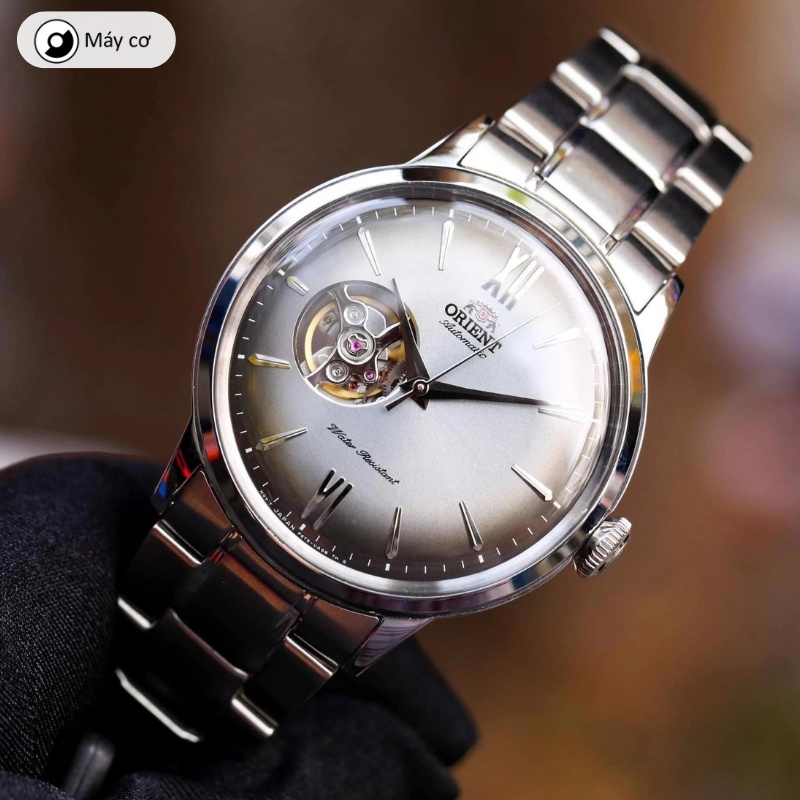Đồng hồ nam Orient Watch Bambino RA-AG00 máy lộ cơ automatic mặt kính cường lực cong dây thép đeo tay cao cấp chính hãng