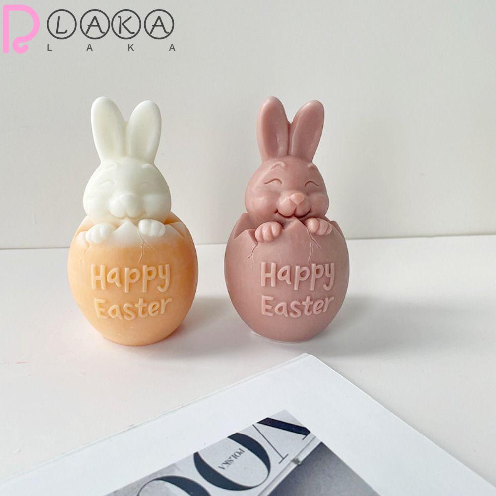 Khuôn Silicone Làm Nến Hình Thỏ Phục Sinh