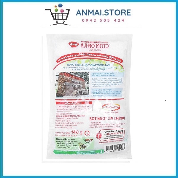 Bột ngọt/mì chính Ajinomoto gói 140g