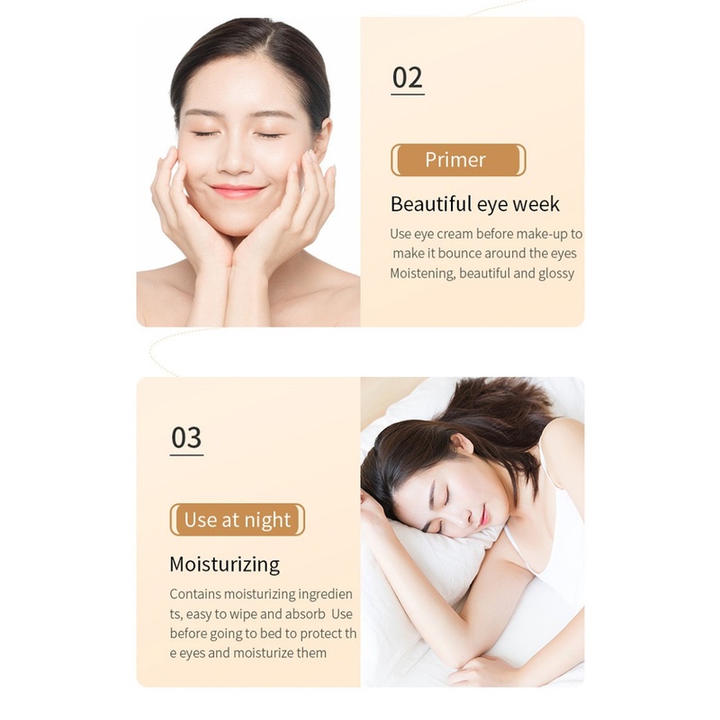 Kem Dưỡng Da Mắt Chiết Xuất Gạo Bioaqua Dưỡng Ẩm Giảm Quầng Thâm Làm Săn Chắc Và Sáng Da 20g