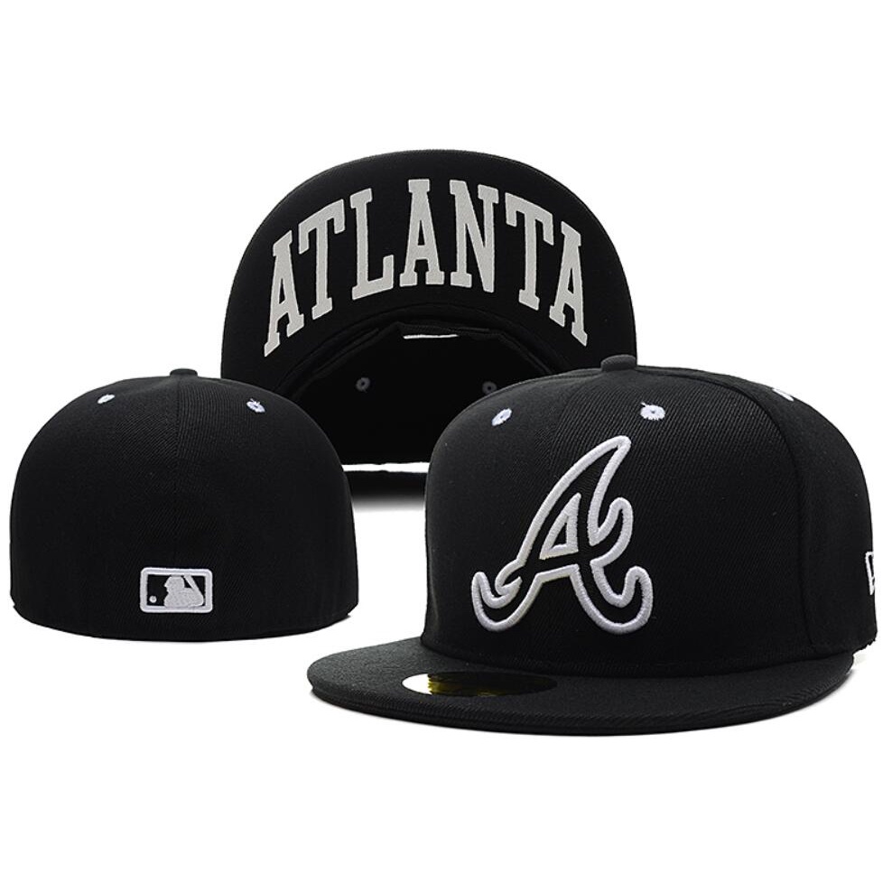 Mũ Lưỡi Trai cotton Chống Nắng Thêu Chữ team colorado rockies atlanta braves mlb