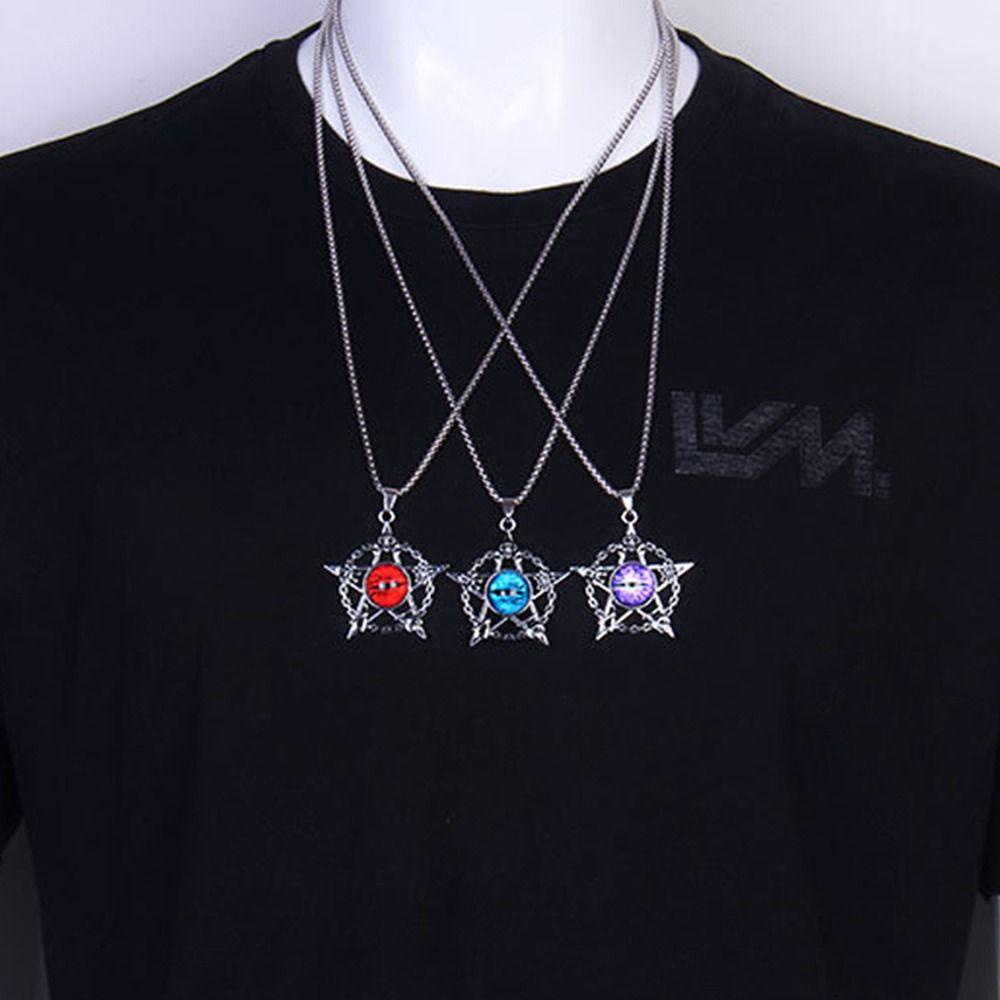 LOMBARD Vòng cổ Mặt Đầu Lâu Bằng Thép Không Gỉ Phong Cách Retro Thời Trang Cho Nam