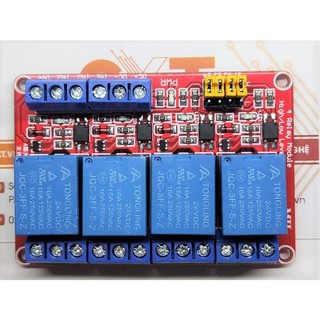 Module 4 relay 24v với opto cách ly kích h/l