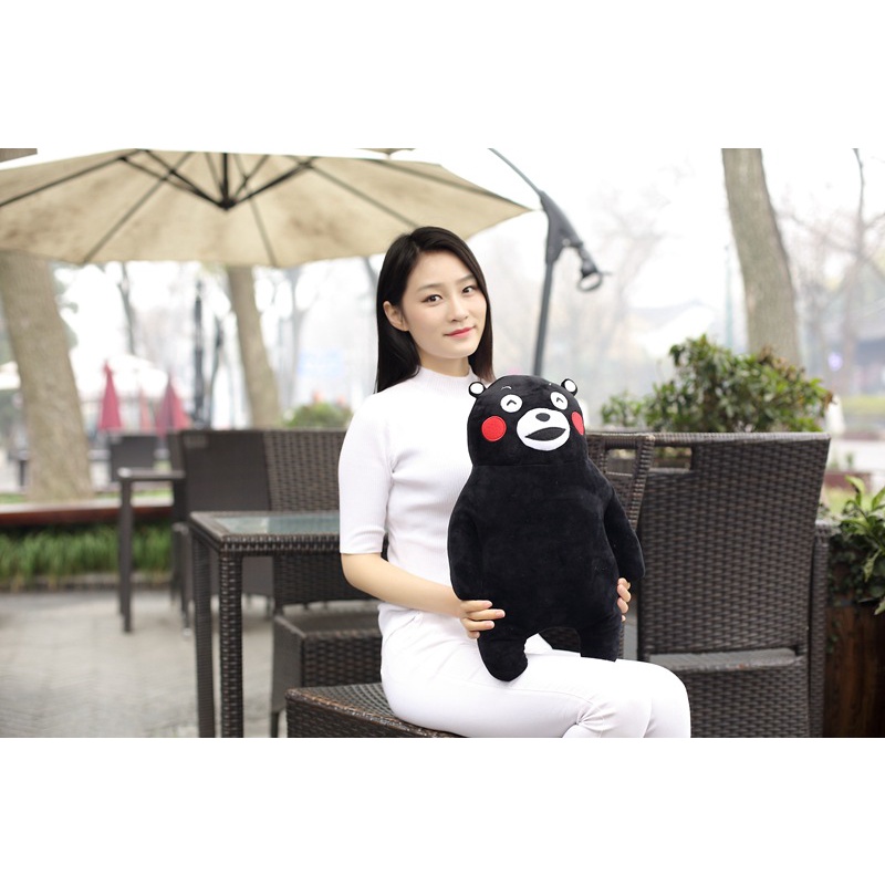 Wholesale Japanese kumamoto Kumamoto County Kumamon pillow doll plush toy girl's gift VOYJ