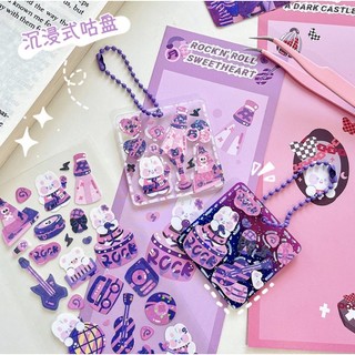 Sticker thỏ lấp lánh Hàn Quốc