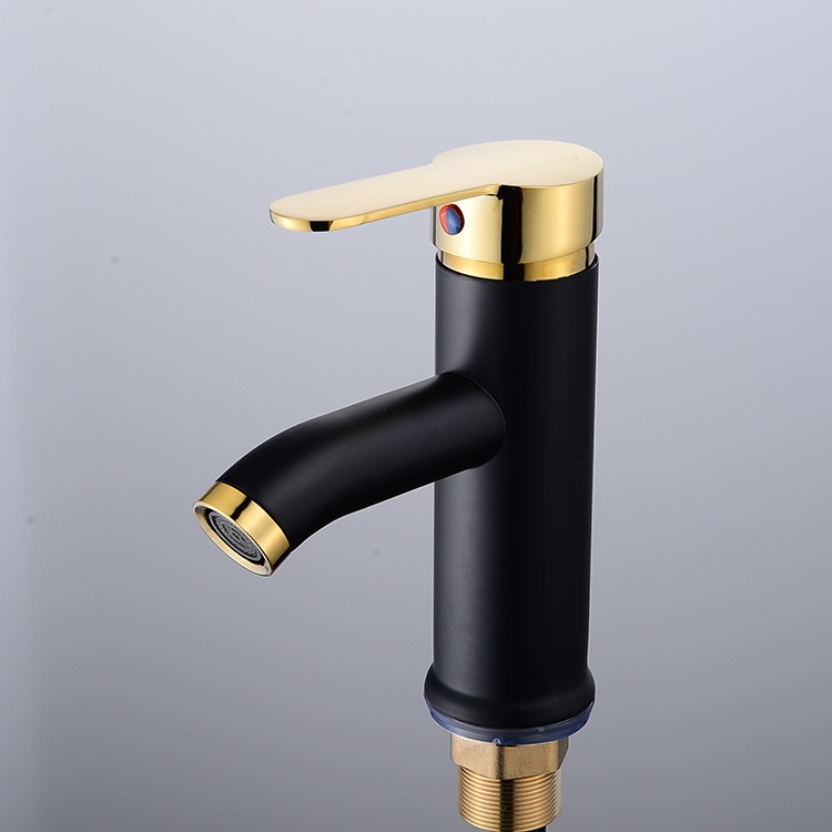 Vòi lavabo nóng lạnh mạ tĩnh điện đẹp