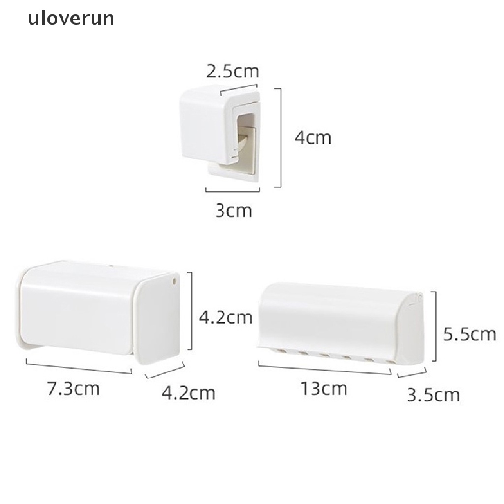 Giá Đỡ Bàn Chải Đánh Răng / Kem Đánh Răng Gắn Tường Tiện Dụng