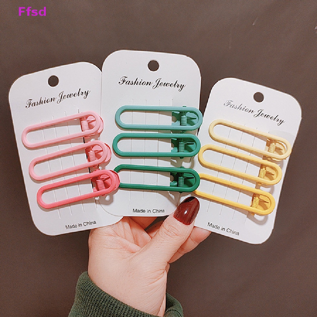 Set 3 Kẹp Tóc Hợp Kim Tùy Chỉnh Bán Sỉ Cho Bé Gái * Hàng Bán Chạy