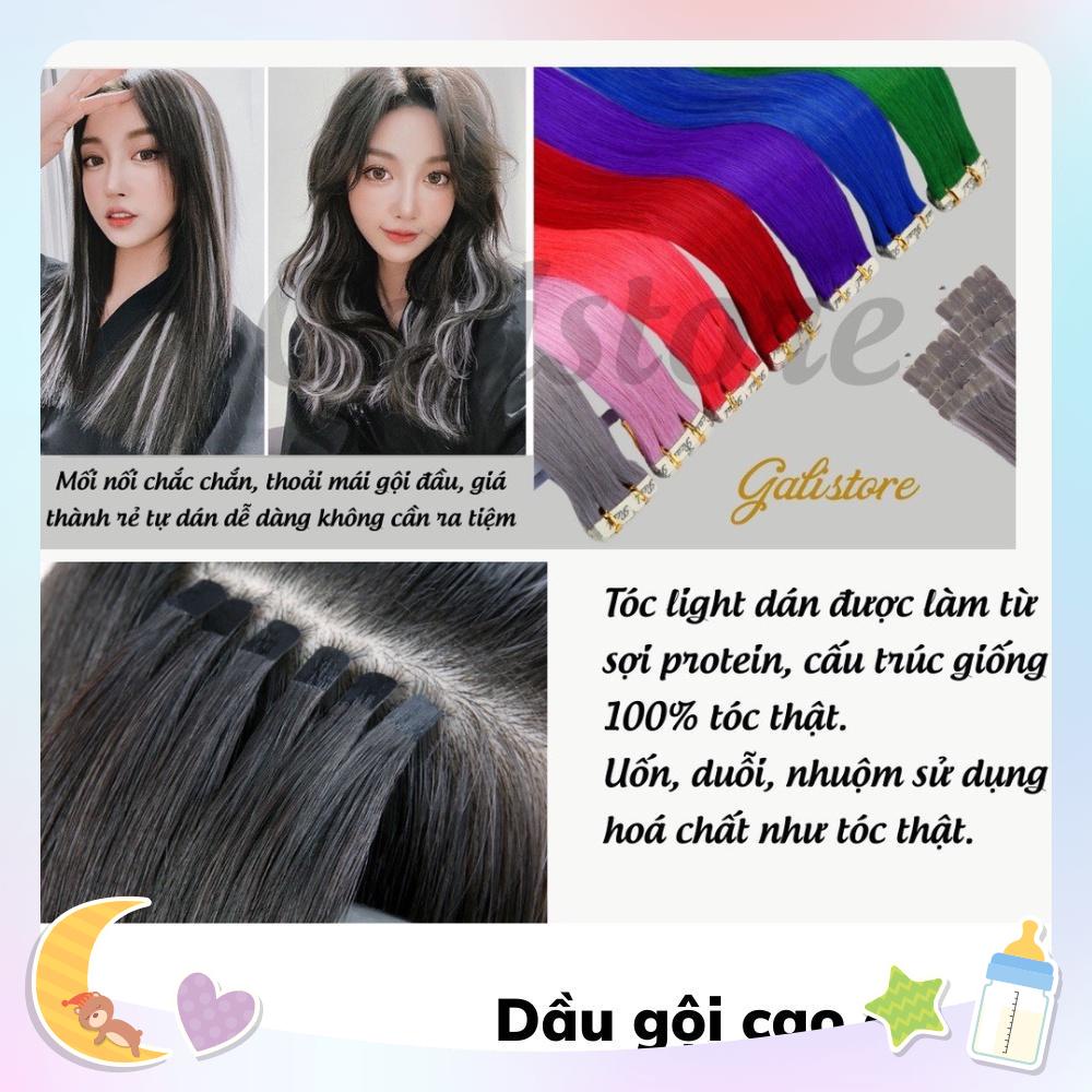 Tóc line dán làn từ sợi protein ( tóc hight light dính )