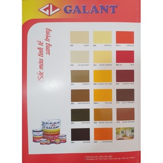 Sơn dầu cao cấp Galant màu đen 510
