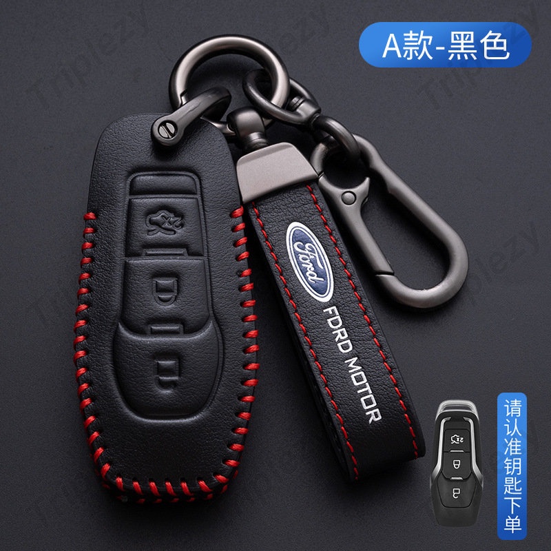 Bao Da Bảo Vệ Chìa Khóa Thông Minh Cho Xe Hơi Ford Ranger Wildtrak Ecosport Focus Fiesta Everest Escape Kuga Mondeo Transit Connect Custom Galaxy Tourneo C-Max S-Max