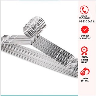 Combo 10 móc nhôm 40cm treo quần áo người lớn móc phơi quần áo