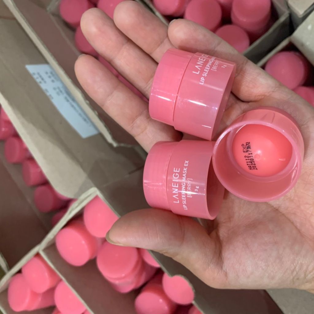 Mặt Nạ Ngủ Môi Dưỡng Ẩm, Căng Bóng Mềm Mịn Hương Dâu Laneig Lip Night Mask 3gram, 20gram