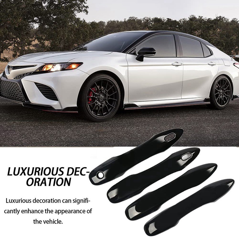 Nắp Đậy Gương Chiếu Hậu + Tay Cầm Cửa Xe Hơi Thay Thế Trang Trí Cho Toyota Camry 2018 2019 2020 2021 2022 2023