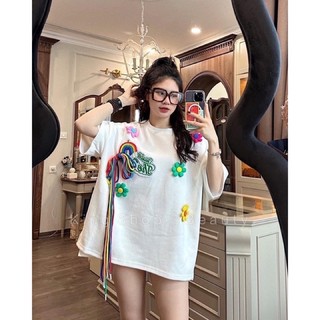 Áo Phông Đính Hoa Nổi QC