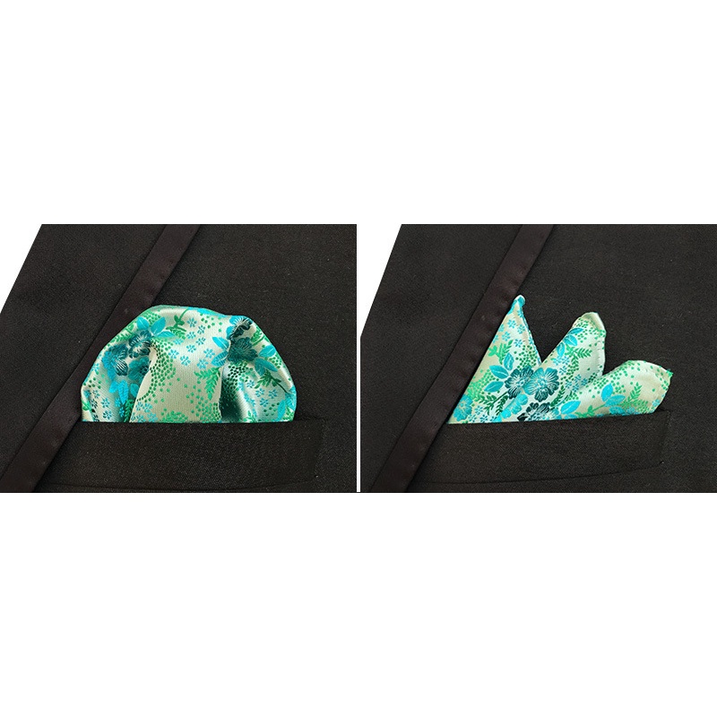 Khăn tay EFAN vuông bỏ túi họa tiết chấm bi cổ điển 25 * 25cm dành cho nam