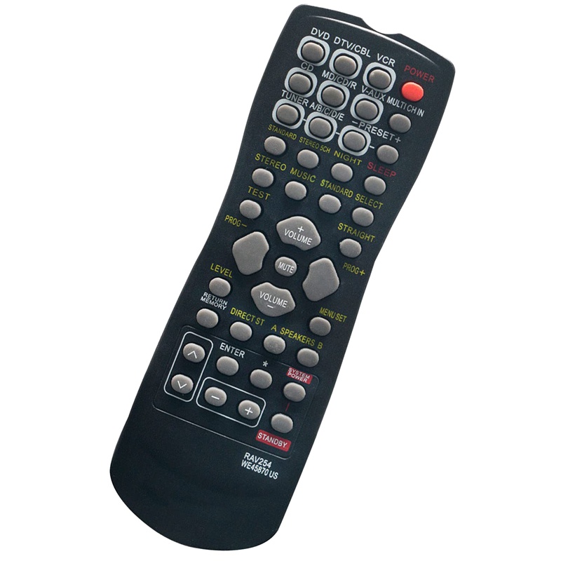 RAV254 Replace Accessory Remote Control for Yamaha Receiver RX-V496 HTR-5240 HTR-5250 HTR-5630 RX-V350 RX-V359 RX-V390