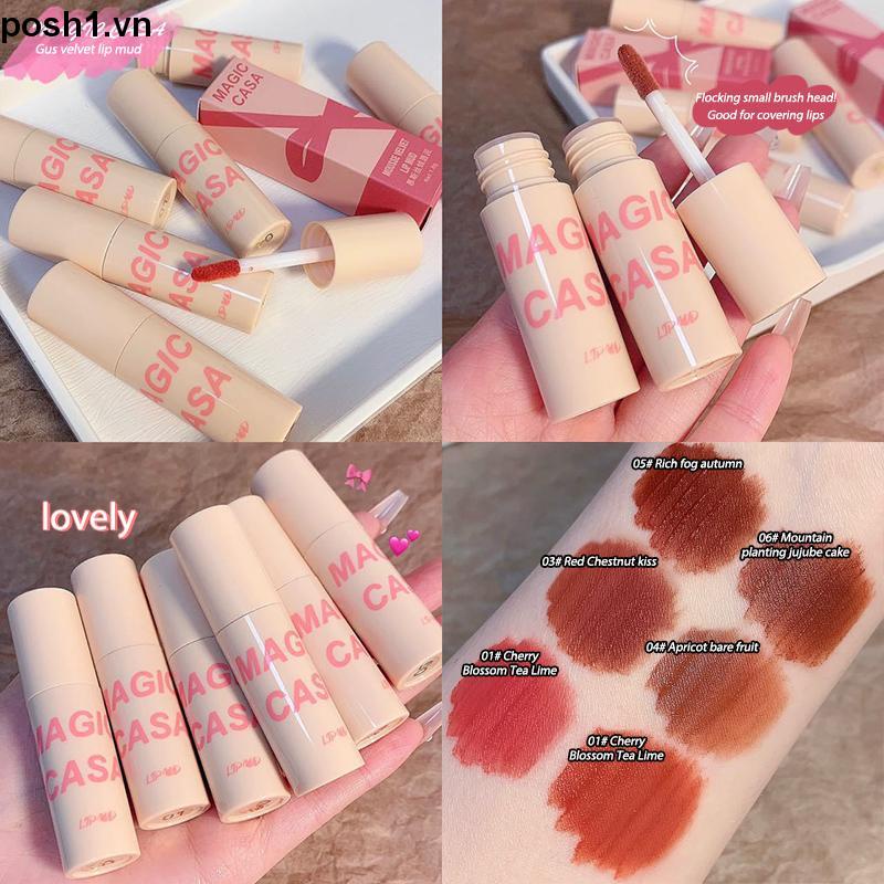 💌Son Môi Bùn Dưỡng Ẩm Lâu Trôi Chống Thấm Nước MAGIC CASA