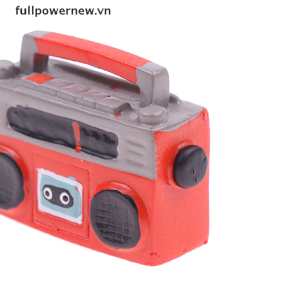 Mô Hình TV radio Mini Để Bàn Trang Trí Nhà Búp Bê vn