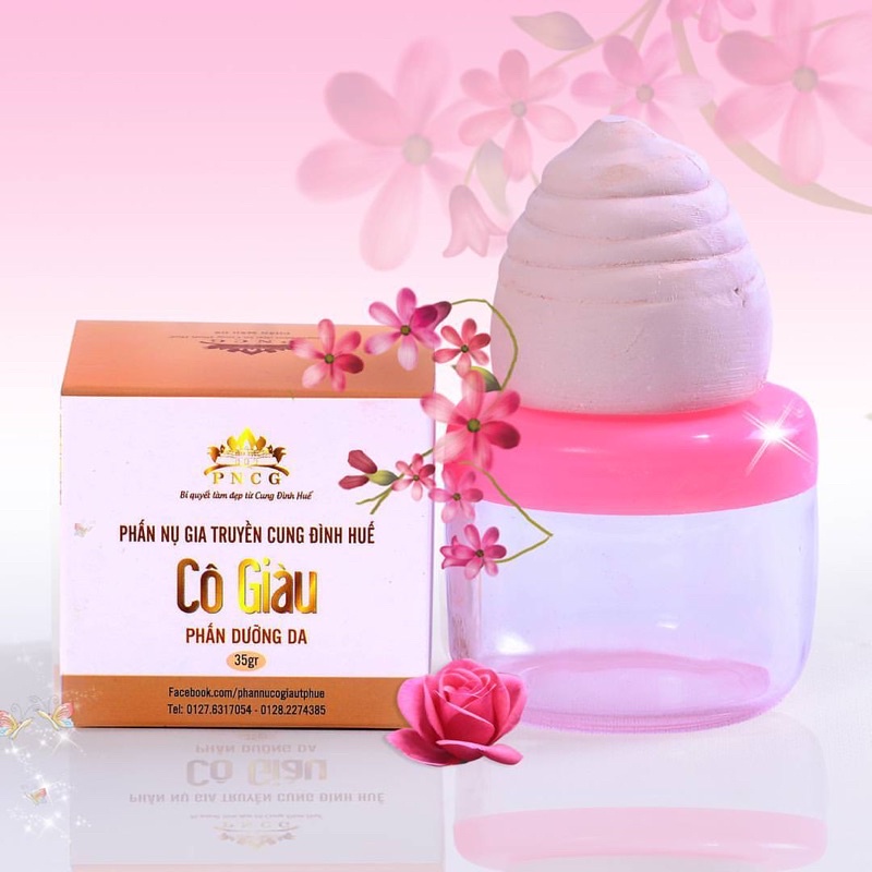 Phấn nụ cô Giàu kinh đô Huế gia truyền hoàn toàn tự nhiên.