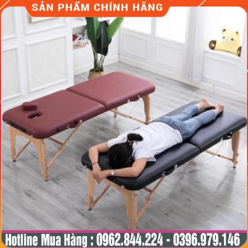 ❤️HỎA TỐC❤️ Giường Massage Trị Liệu - Spa Body - Phun Xăm - Nối Mi - Tatoo  Xếp Vali Chân Gỗ Gấp Gọn HL3