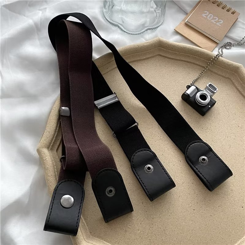 Eo hẹp Dụng cụ tiện dụng Thắt lưng vô hình Nam Quần lười đến Nhỏ Phù hợp với Dây thun nam nữ Thắt lưng liền mạch