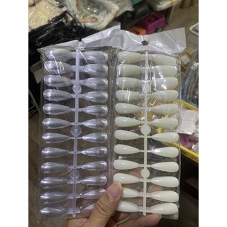 Móng nhọn bầu tập vẽ nail bì 120 móng