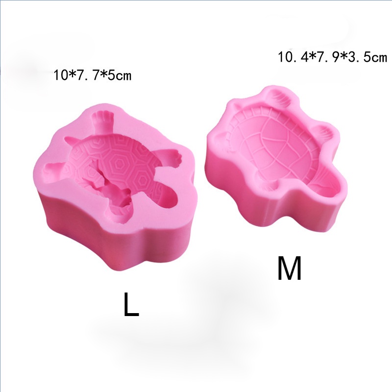 Khuôn Silicone Tạo Hình Làm Xà Phòng Hình Rùa DIY