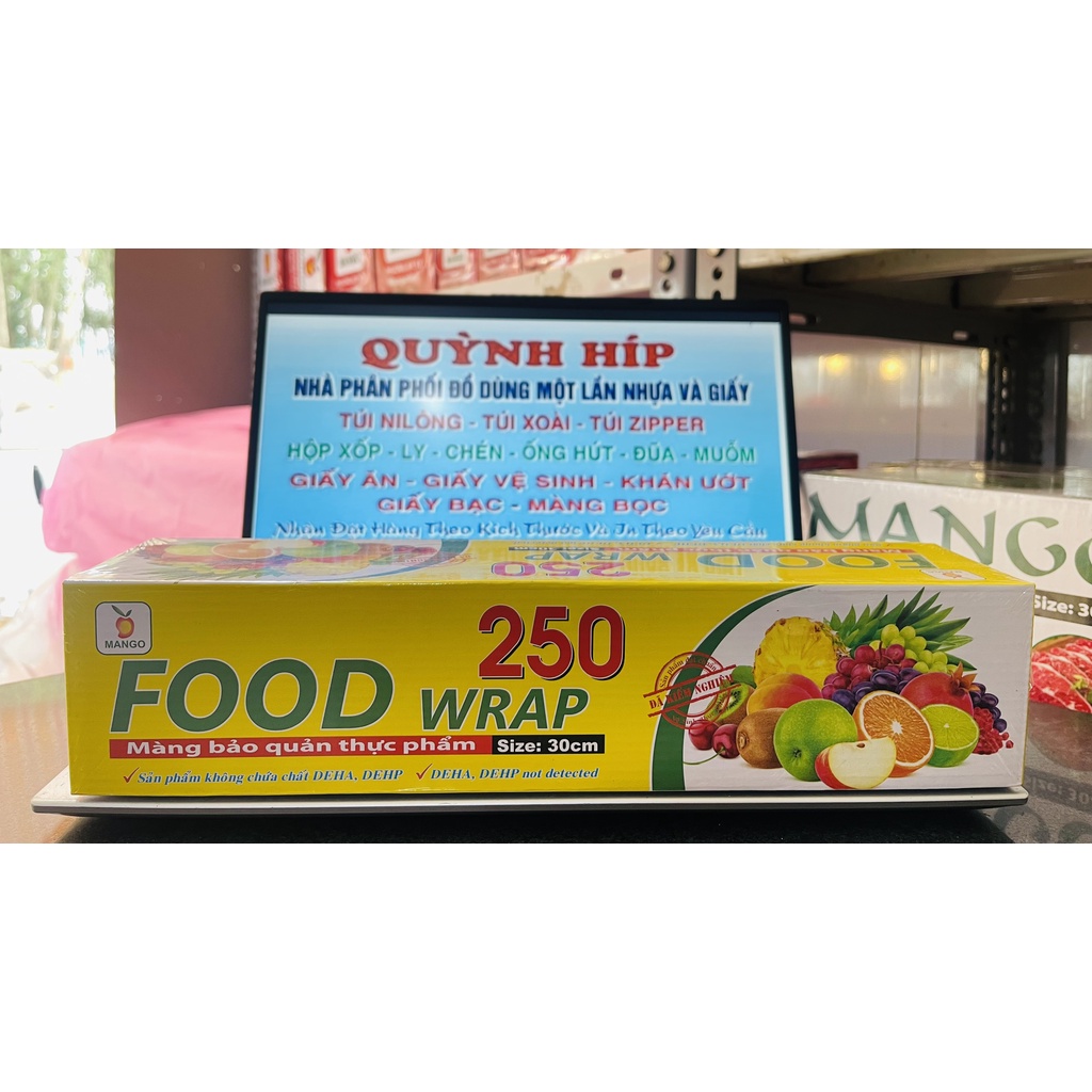 Màng bọc thực phẩm MANGO 30cm x 250