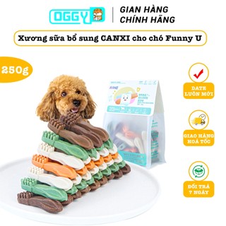 Xương gặm funny u hỗ trợ làm sạch răng - thơm miệng - bổ sung canxi cho chó
