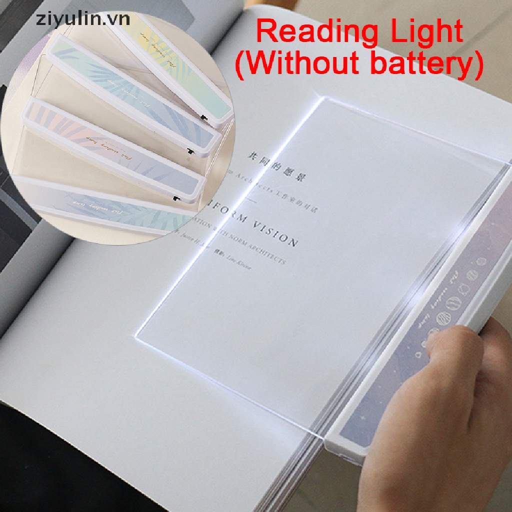 Đèn LED Đọc Sách Ban Đêm Bảo Vệ Mắt Kích Thước Nhỏ Gọn ziyulin