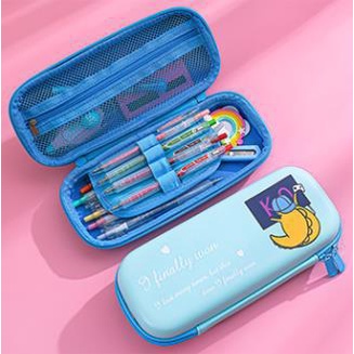 Túi Đựng Bút EVA Đa Năng Sức Chứa Lớn In Họa Tiết Hoạt Hình Dễ Thương Vui Nhộn Sáng Tạo