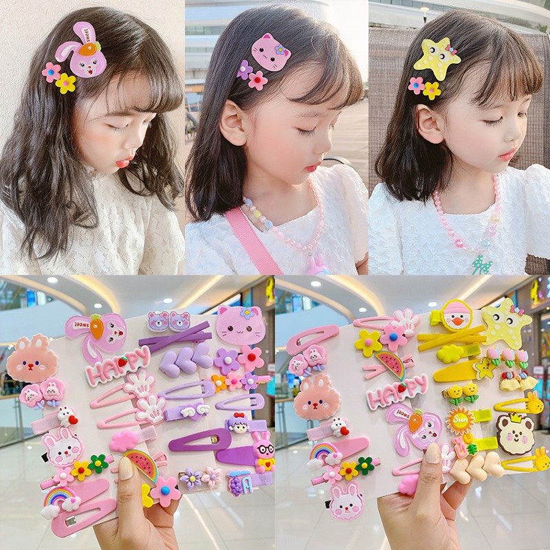 SET 14 KẸP TÓC ĐÁNG YÊU CHO BÉ GÁI  FREESHIP